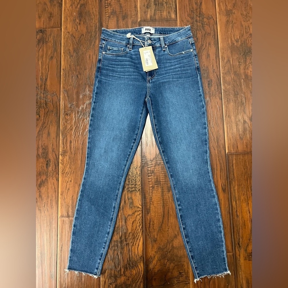 Paige Hoxton High Rise Ankle Skinny Jeans